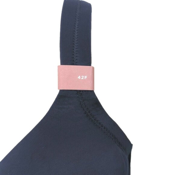 Lane Bryant Cacique Bra Lightly Lined Full Coverage U/W Size 42F Navy Blue - Picture 4 of 10